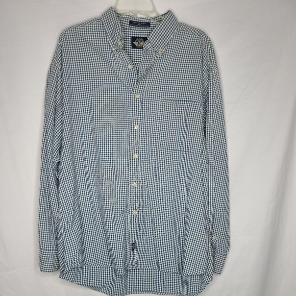 Dockers Other - Dockers Mens XL button up long sleeve blue green